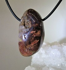 PIETERSIT Trommelstein  gebohrt   EDELSTEIN-ANHÄNGER   Nr.8 Superpreis