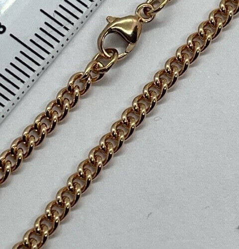 Panzerkette rotgold 3 mm - panzerkette,