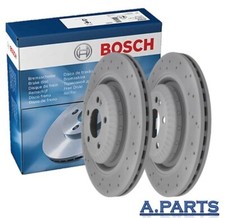 BOSCH 2X BREMSSCHEIBE 340MM HINTEN GELOCHT MERCEDES S KLASSE W22 V222 X222 S217