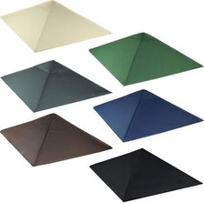 Ersatzdach für Pavillon 3x3 Meter Antik Pavillon Wasserdicht PCV Soft 370g/m² M3