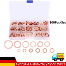 300x Kupferringe Dichtring
