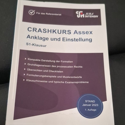 Jura intensiv crashkurs assex - jura,