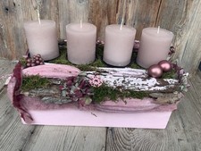 Große Tischdeko "Rosa Advent"
