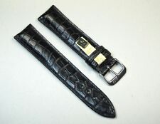 Markenware - Echt ALLIGATOR Flanke Uhrenarmband - gepolstert 18/19/20/22mm - NEU