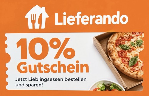 Lieferando rabattgutschein - lieferando, 10%