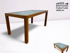 Boatwood by WMK # Einzigartiger 170x88cm großer Esstisch aus altem Bootsholz, ei