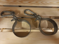2Stück Schaukelaufhängung Schelle 10cm mit Karabinerhaken