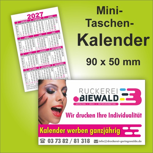 Taschenkalender minikalender - taschenkalender,