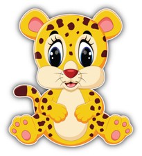 Autoaufkleber Leopard Toon