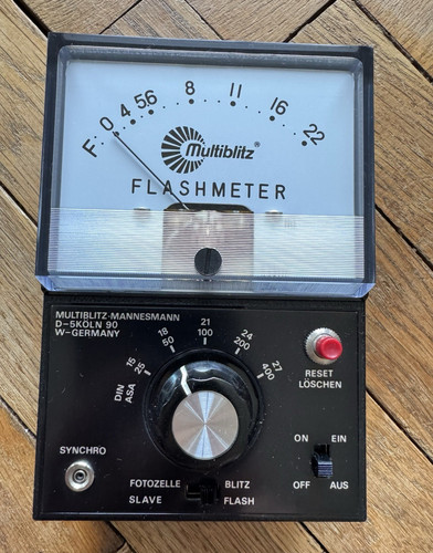 Vintage multiblitz flashmeter - vintage,
