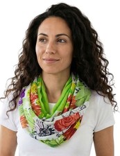 100% Baumwolle Loop-Schal