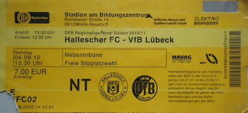 Ticket 2010 hallescher - rl,
