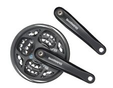 Shimano Kurbelgarnitur FC-M 311 170mm 3x 7/8 fach mit KSS schwarz 28/38/48 170mm