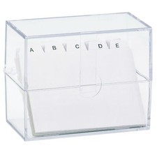 TSI Karteikasten transparent