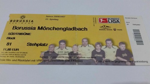 Used ticket borussia dortmund - borussia,