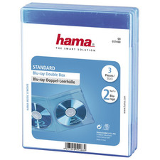 Hama 3x Blu-ray 2-fach-Hüllen