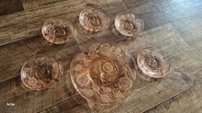 VINTAGE Rosalin Pressglas 1