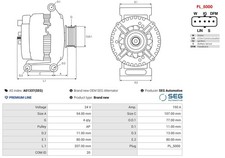 AS-PL A01337(SEG) Lichtmaschine Generator LiMa 150A 24V