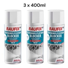 Schimmel Flecken Blocker Baufix Isolierweiß Anti-Schimmel  3x400ml