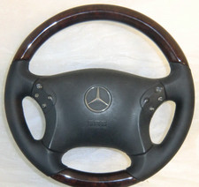 Holzlenkrad Mercedes W203 C-Klasse  Lederlenkrad Holz - Leder - Lenkrad Walnuß