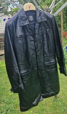 TCM Ledermantel Gr. 40  schwarz / Außenmaterial 100% Lamm-Nappaleder *** TOP ***