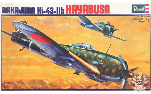 Revell nakajima 43 iib - nakajima, ki-43-iib