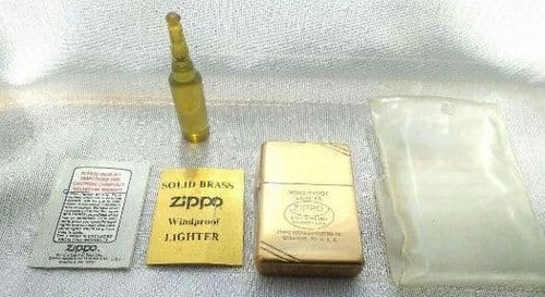Zippo solid brass - solid,