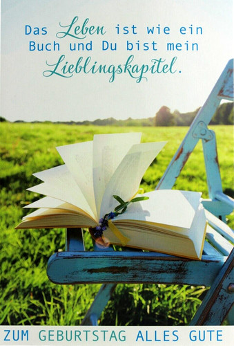 Geburtstagskarte mit spruch - mit,