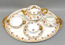 Krautheim Kaffee Tee Solitär Dejeuner Tete a Tete Coffee Tea Set Service um 1900