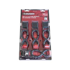 4 PACK Cam Buckle Tie-Down
