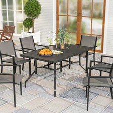 Outsunny gartentisch 152x90 - gartentisch,