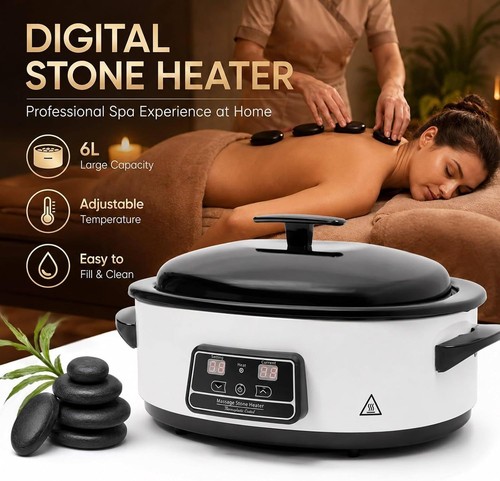 Hot stone massage set mit - set,