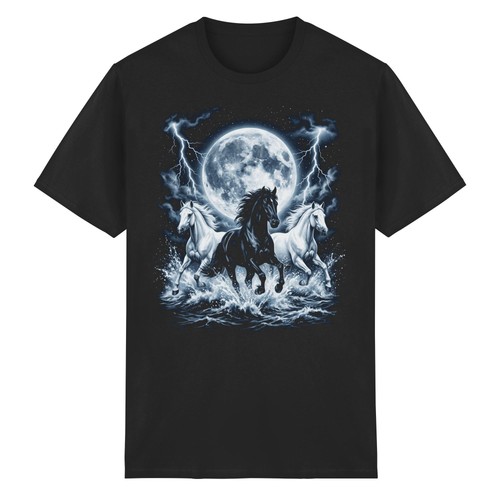Pferde grafik shirt mit - pferde,