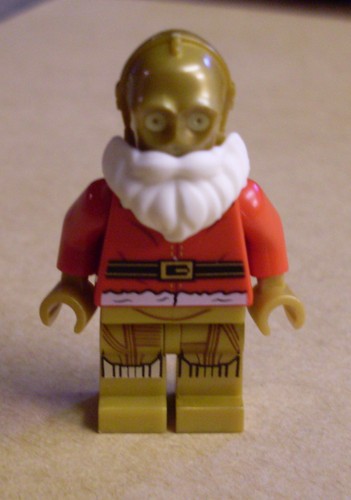 Lego star wars santa 3po - star,