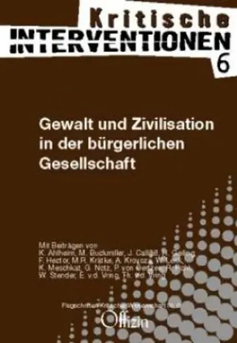 Gewalt und zivilisation der - gewalt,