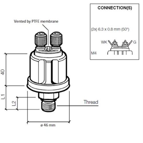 Veratron vdo öldruck sensor - vdo,