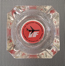 Aschenbecher Werbeartikel DDR Interflug, im perfekten Zustand