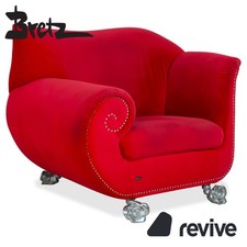 Bretz Gaudi Stoff Samt Sessel