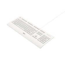 Logitech K280e Tastatur QWERTZ Business weiß deutsch kabelgebunden USB