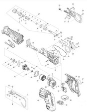 Makita Ersatzteile für Akku-Reciprosäge DJR187