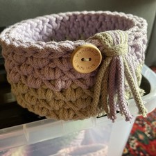 Korb / Utensilo / Handmade