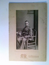 Kabinettfoto, Portrait, Soldat