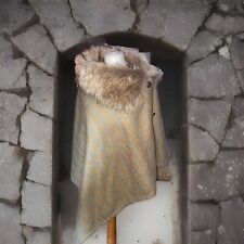 Grün karierter Tweed Wolle