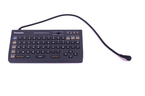 Panasonic character generator - panasonic,