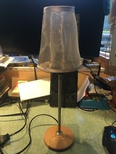 Stehlampe mit Metallschirm o. Leuchtmittel