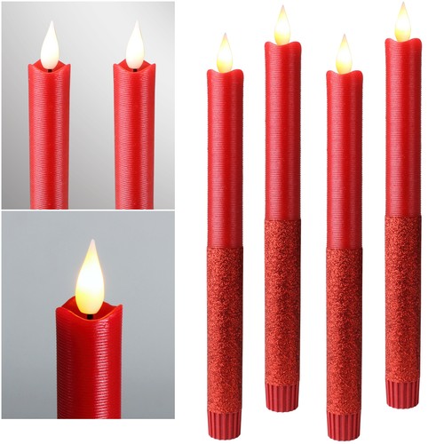 4er set led stab kerze - 4er, stab-kerze