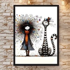 Leinwanddruck Katze Wandkunst