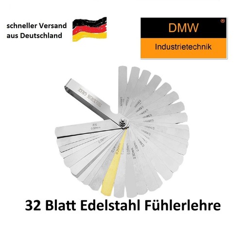 Fühlerlehre 32blatt - fÜhlerlehre,
