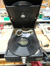 Grammophon Telefunken Koffergrammophon Schellack