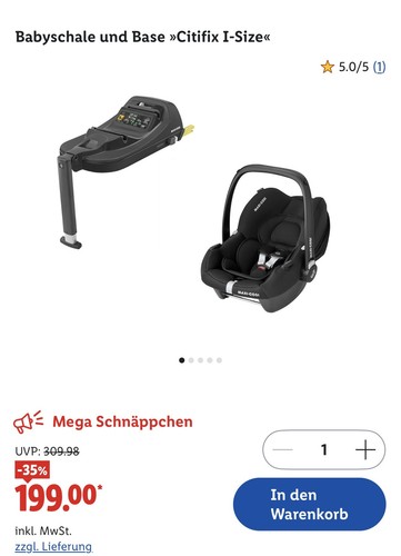 Maxi cosi citifix size - cosi, i-size